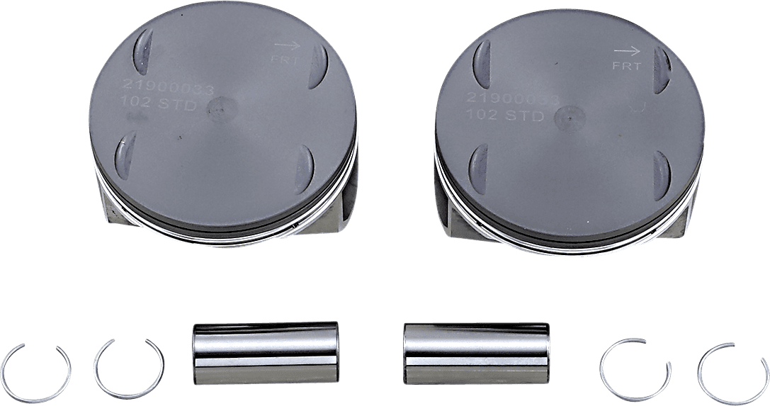 DRAG SPECIALTIES 0911-0053 Piston Kit - 4.000" Standard - 114" Motor - M8