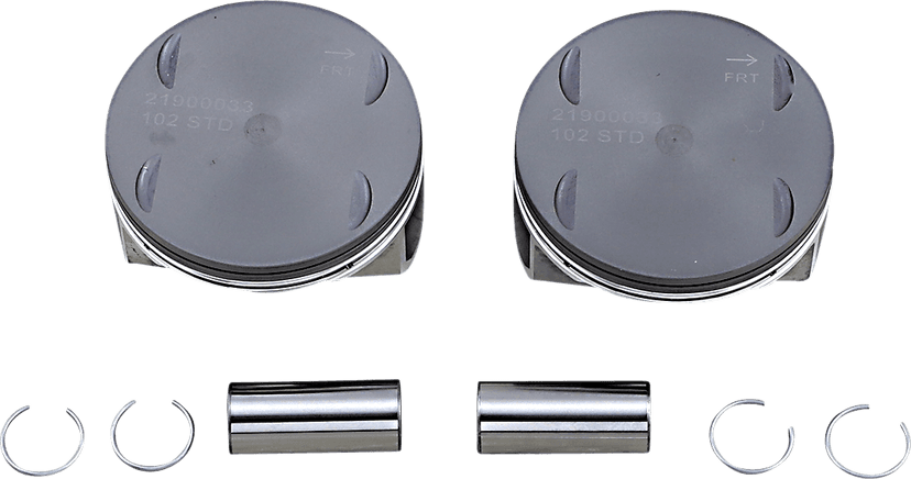 DRAG SPECIALTIES 0911-0053 Piston Kit - 4.000" Standard - 114" Motor - M8