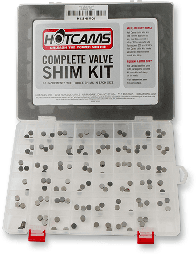 HOT CAMS 0925-0010 Valve Shim Kit - 7.48 mm O.D. - Honda | Kawasaki | Suzuki | Yamaha