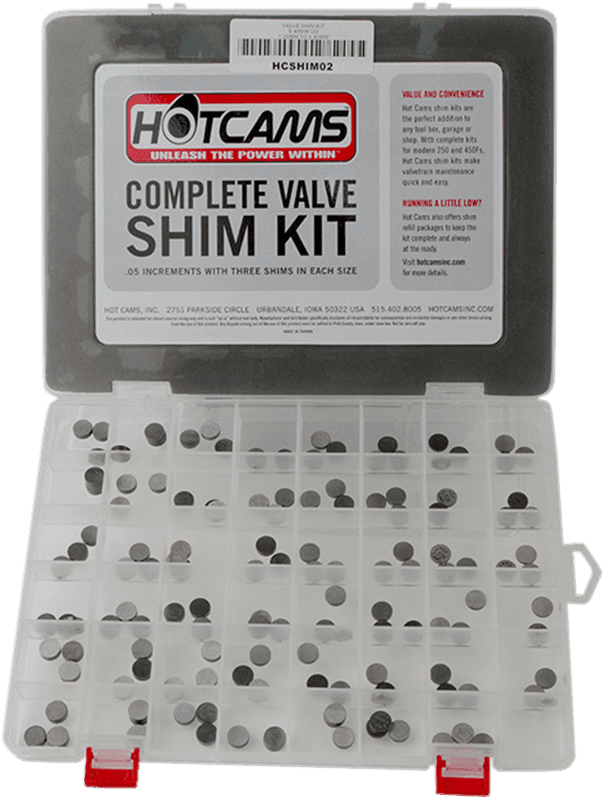 HOT CAMS 0925-0011 Valve Shim Kit - 9.48 mm O.D. - Arctic Cat | Honda | Kawasaki | Suzuki | Yamaha