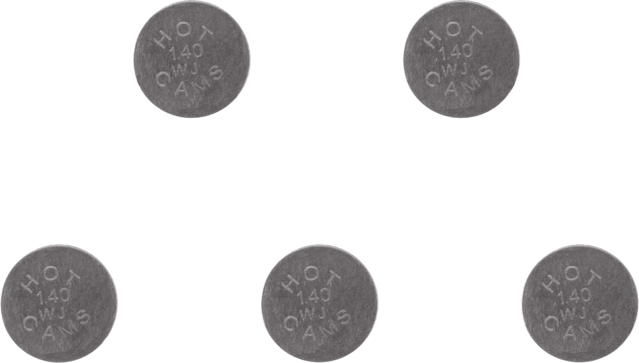HOT CAMS 0926-1306 Valve Shim - 7.48 x 1.40 - 5 pack
