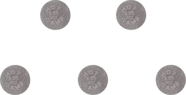 HOT CAMS 0926-1329 Valve Shim - 7.48 x 2.55 - 5 pack
