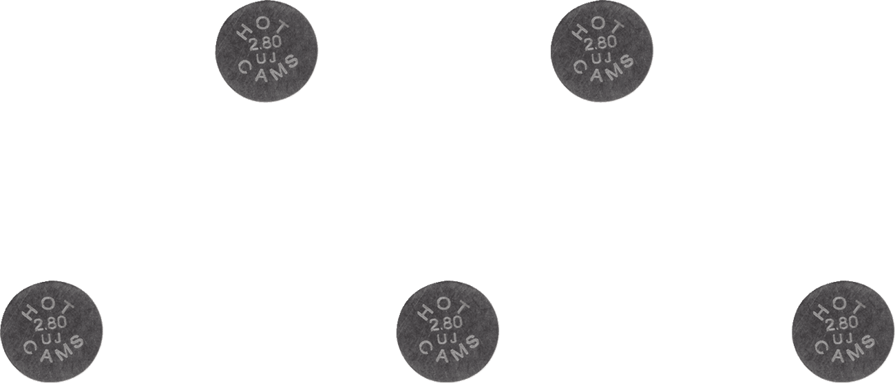 HOT CAMS 0926-1334 Valve Shim - 7.48 x 2.80 - 5 pack