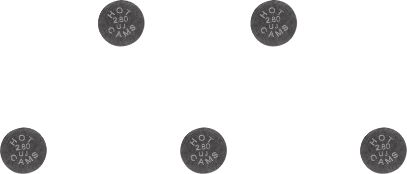HOT CAMS 0926-1334 Valve Shim - 7.48 x 2.80 - 5 pack