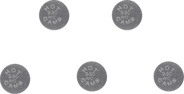 HOT CAMS 0926-1336 Valve Shim - 7.48 x 2.90 - 5 pack