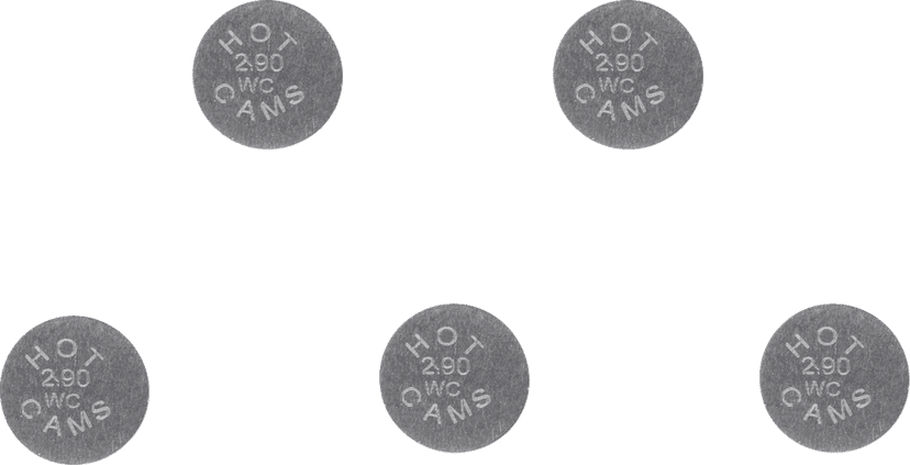HOT CAMS 0926-1336 Valve Shim - 7.48 x 2.90 - 5 pack