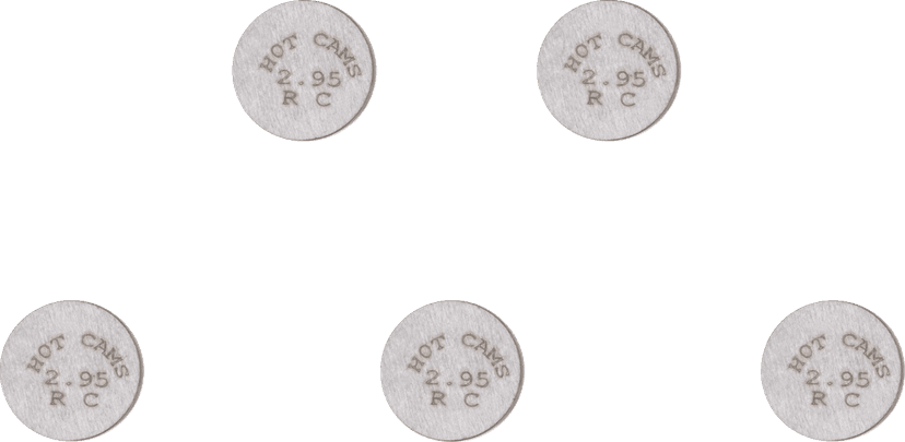 HOT CAMS 0926-2339 Valve Shim - 13.00 x 2.95 - 5 pack