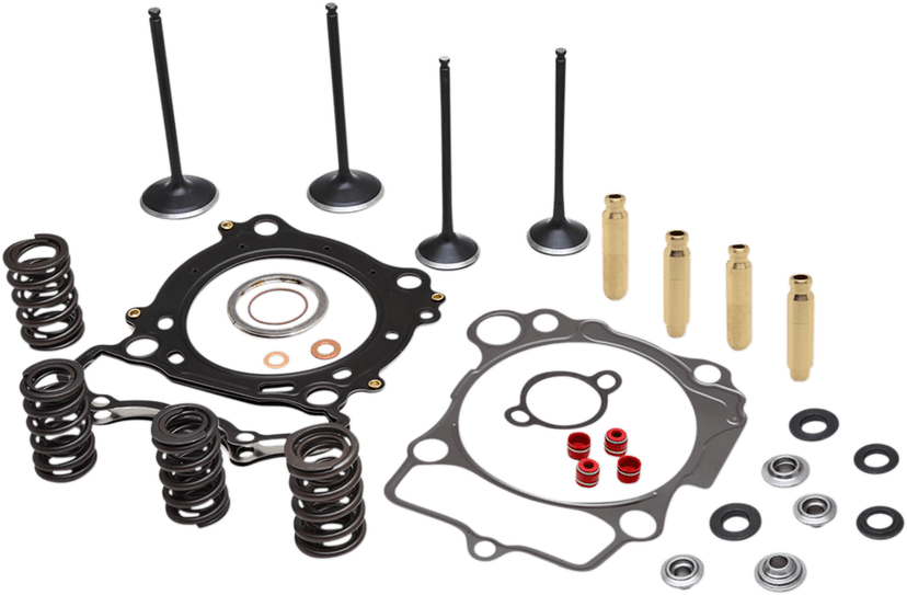KIBBLEWHITE 0926-3122 Cylinder Head Kit - C674 Valve Guides - Black Diamond™ Valves - Honda