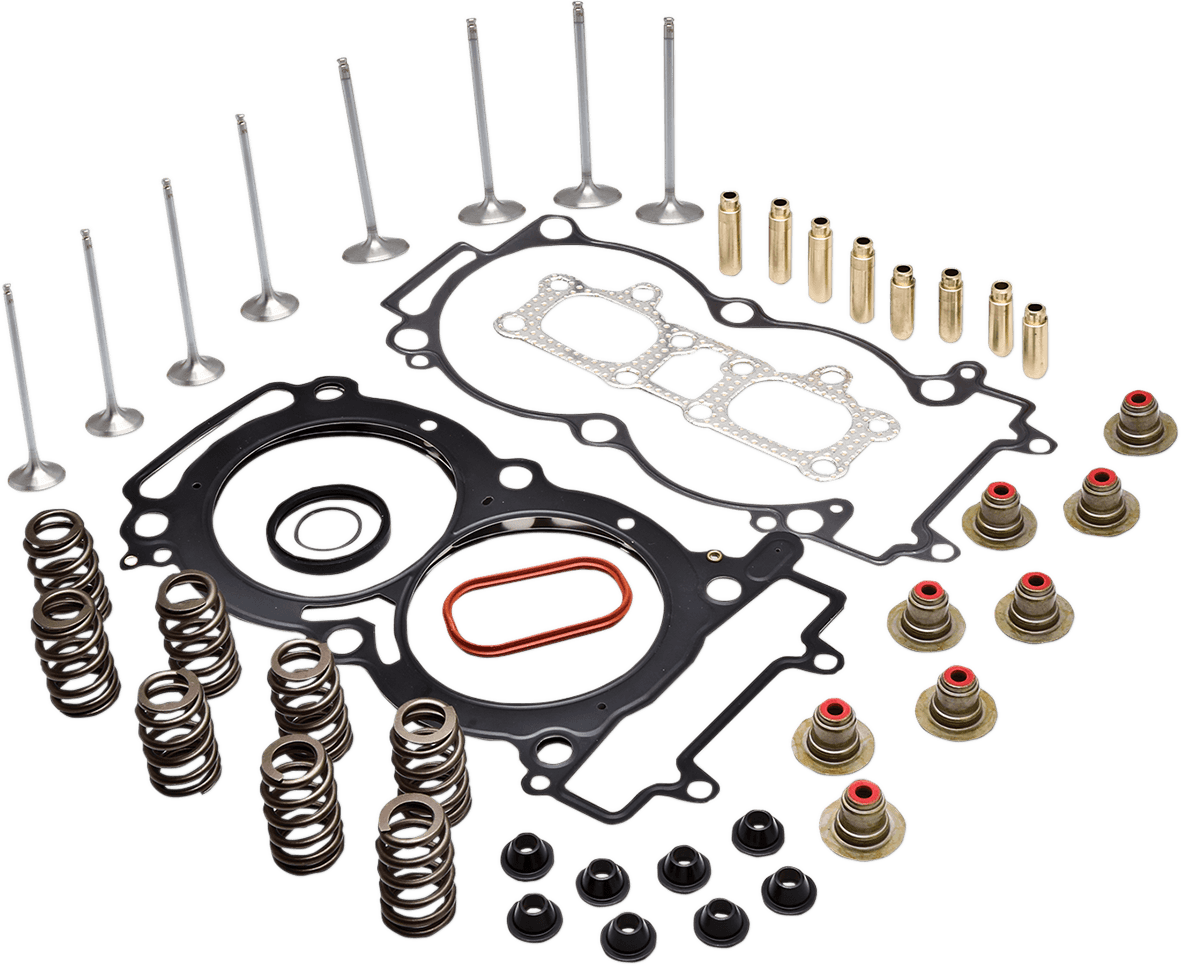 KIBBLEWHITE 0926-3160 Cylinder Head Kit - C674 Valve Guides - White Diamond® Valves - Polaris