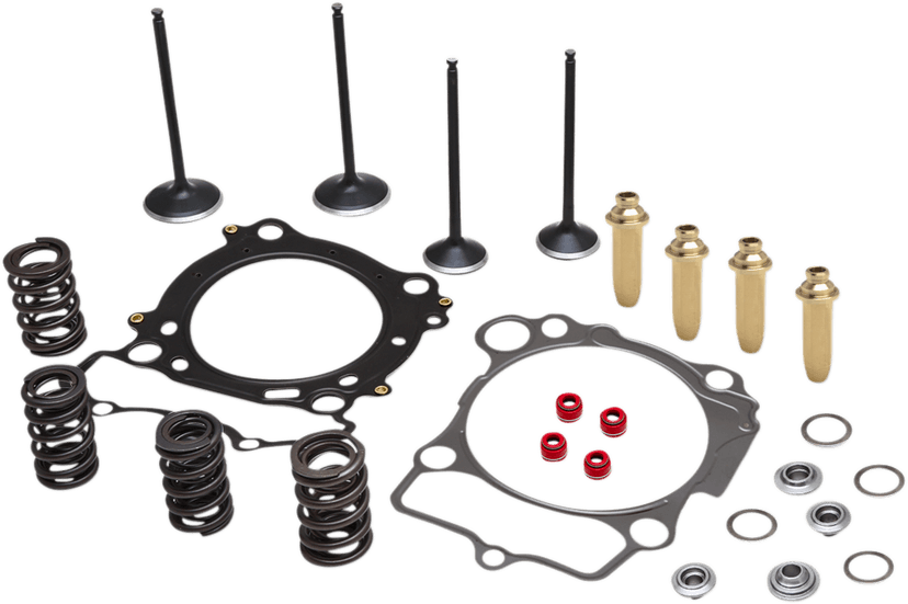 KIBBLEWHITE 0926-3226 Cylinder Head Kit - C630 Valve Guides - Black Diamond™ Valves - Honda