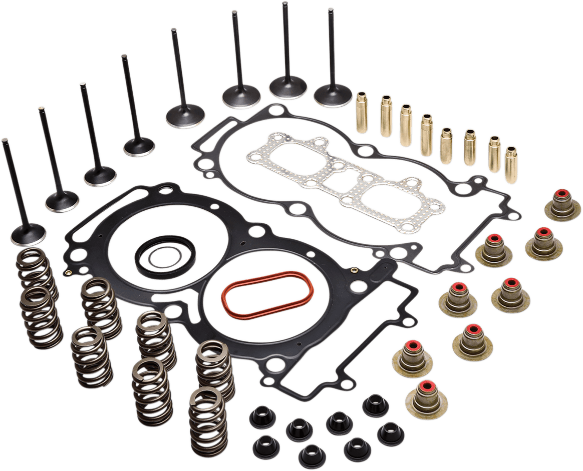 KIBBLEWHITE 0926-3227 Cylinder Head Kit - C674 Valve Guides - Black Diamond™ Valves - Polaris