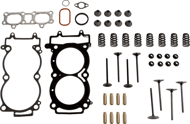 KIBBLEWHITE 0926-3230 Cylinder Head Kit - C674 Valve Guides - Black Diamond™ Valves - Polaris