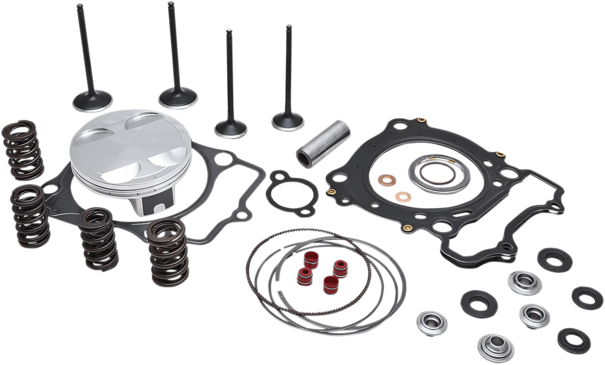 KIBBLEWHITE 0926-3289 Top End Kit - Black Diamond™ Valves with Piston Kit - Honda CRF250R/CRF250X