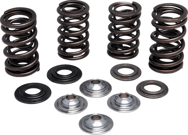 KIBBLEWHITE 0926-3377 Valve Spring Kit - 0.435" Intake Lift/0.400" Exhaust Lift - Honda