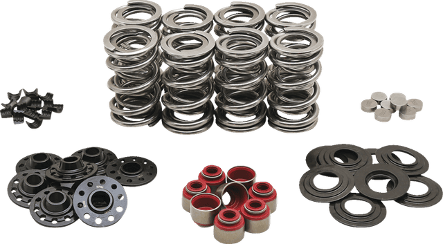 KIBBLEWHITE 0926-3417 Valve Spring Kit - Rocker Shim Conversion - Dual Springs - H.T. Steel Retainers - M8