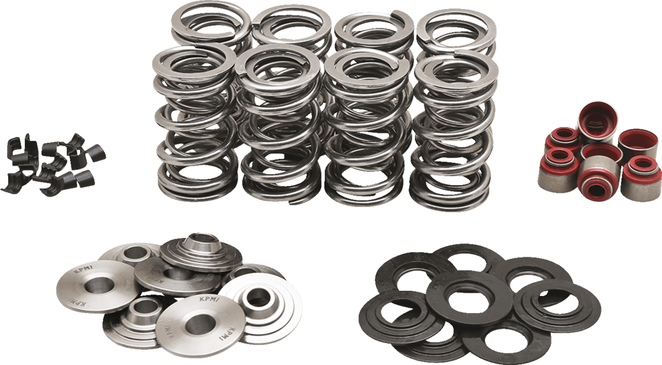 KIBBLEWHITE 0926-3420 Valve Spring Kit - Lightweight Racing - 0.630" Lift - Titanium Retainers - M8