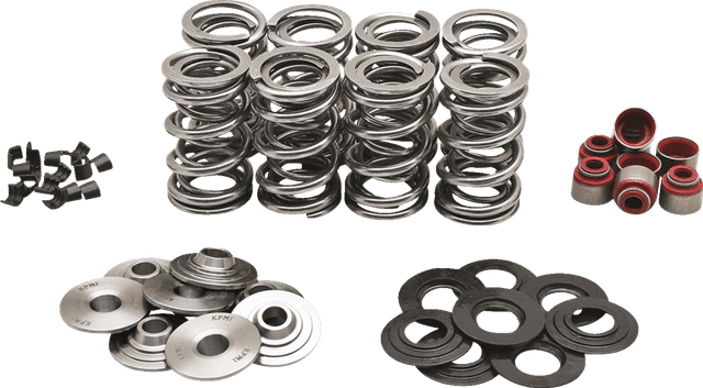 KIBBLEWHITE 0926-3420 Valve Spring Kit - Lightweight Racing - 0.630" Lift - Titanium Retainers - M8