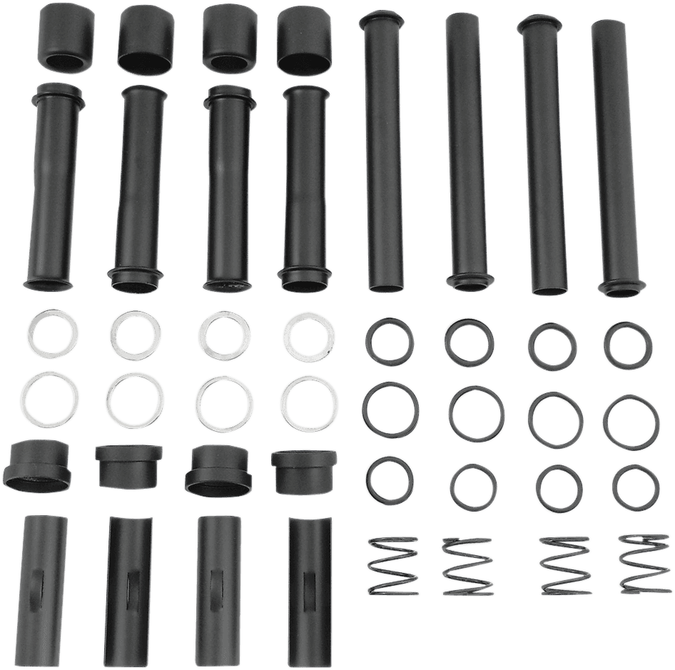 DRAG SPECIALTIES 0928-0041 Pushrod Tube Kit - Black - XL