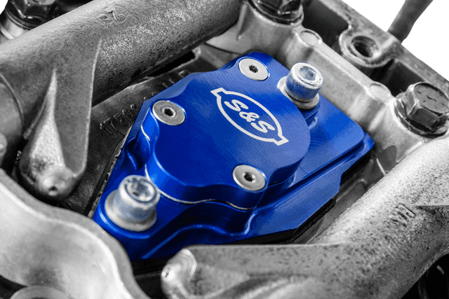 S&S CYCLE 09300249 Billet Head Breather Kit - Anodized Blue - Twin Cam '99-'17 — image 2 of 2
