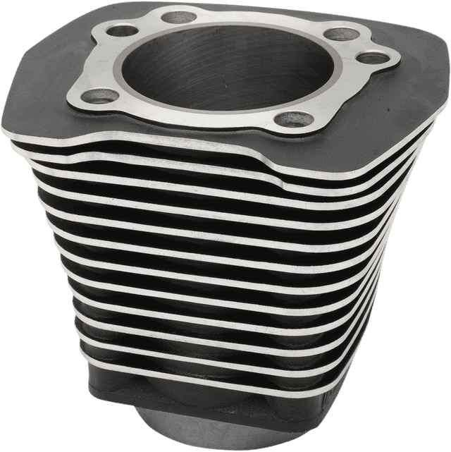 DRAG SPECIALTIES 0931-0017 Cylinder - 1340cc - Black w/Highlights - '84-'99 Evolution Big Twin