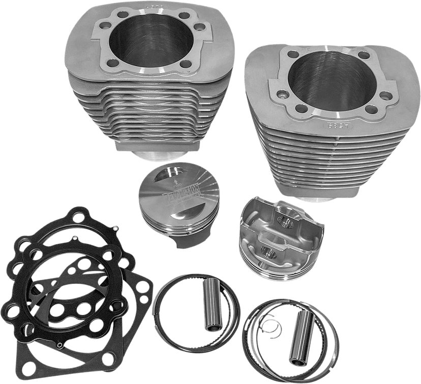REVOLUTION PERFORMANCE, LLC 0931-1063 Cylinder Kit - Monster Big Bore -109" - Natural - Evolution Big Twin '84-'99