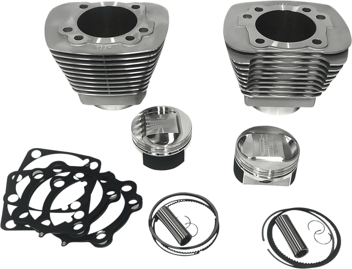 REVOLUTION PERFORMANCE, LLC 0931-1065 Cylinder Kit - 1250 cc - Big Bore - Natural Silver - XL1200