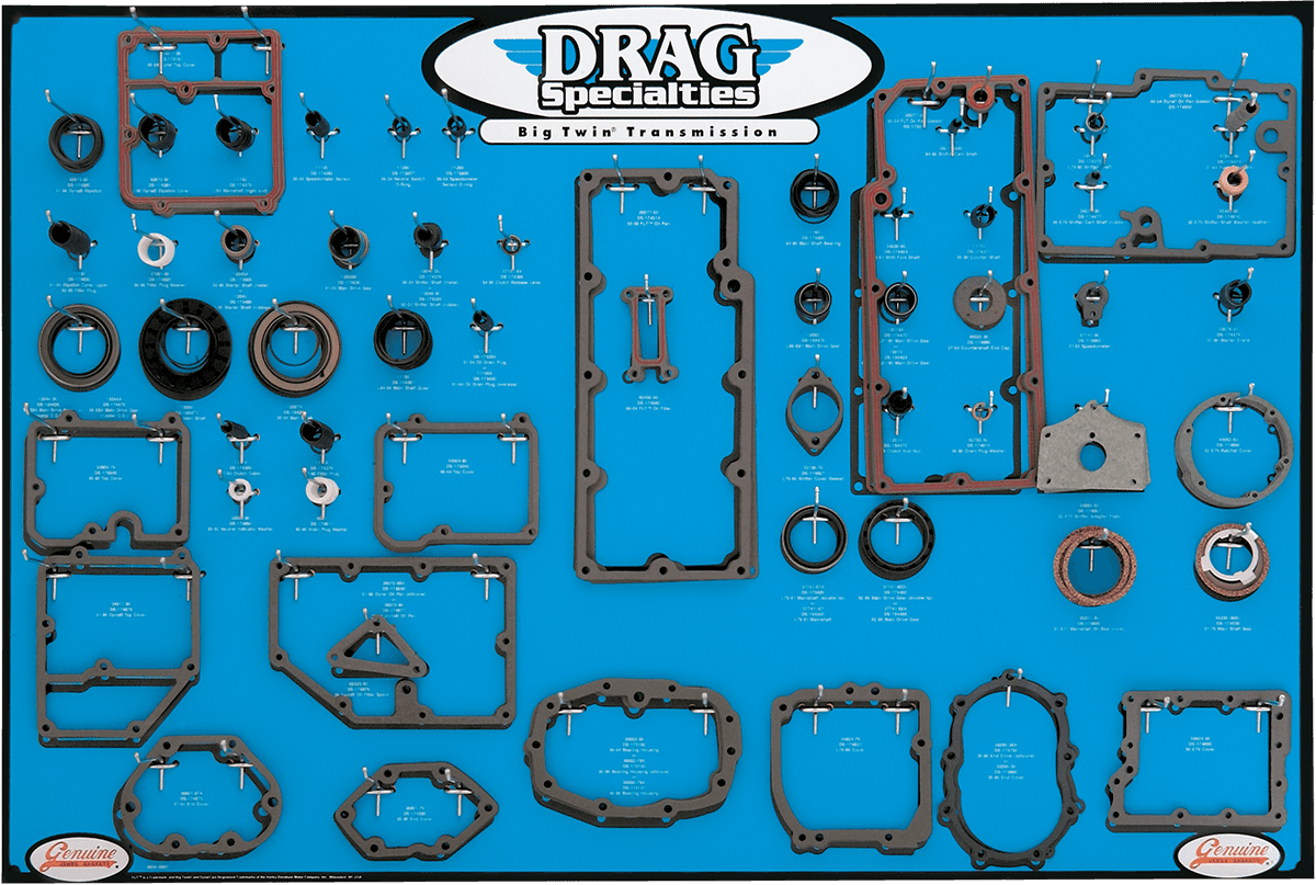 DRAG SPECIALTIES 0934-0287 Gasket / Seal / O-Ring Display Board - '99-'06 Big Twin 5-Speed Transmissions