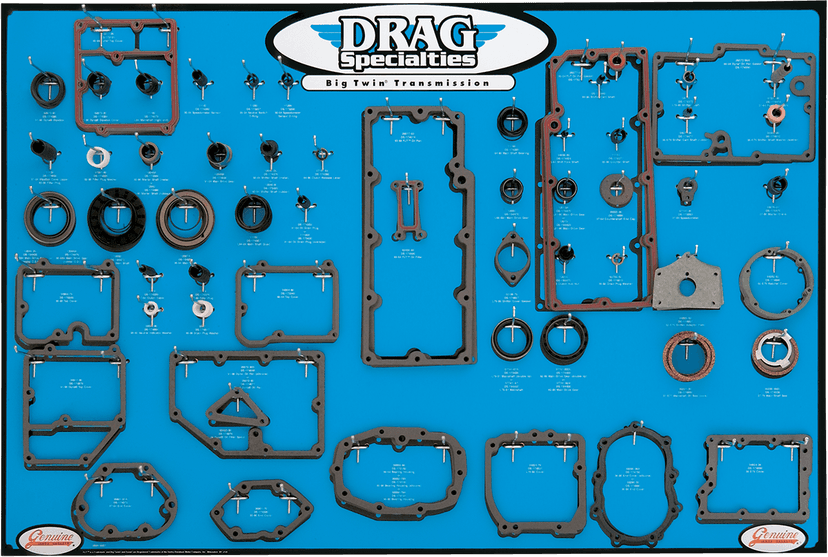 DRAG SPECIALTIES 0934-0287 Gasket / Seal / O-Ring Display Board - '99-'06 Big Twin 5-Speed Transmissions