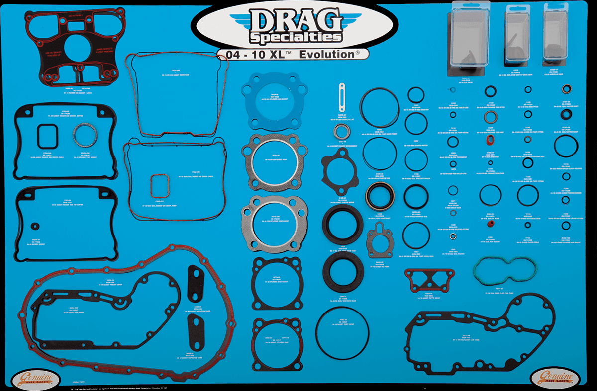 DRAG SPECIALTIES 0934-1878 Gasket / Seal / O-Ring Display Board - '04-'22 XL / Evolution Motors