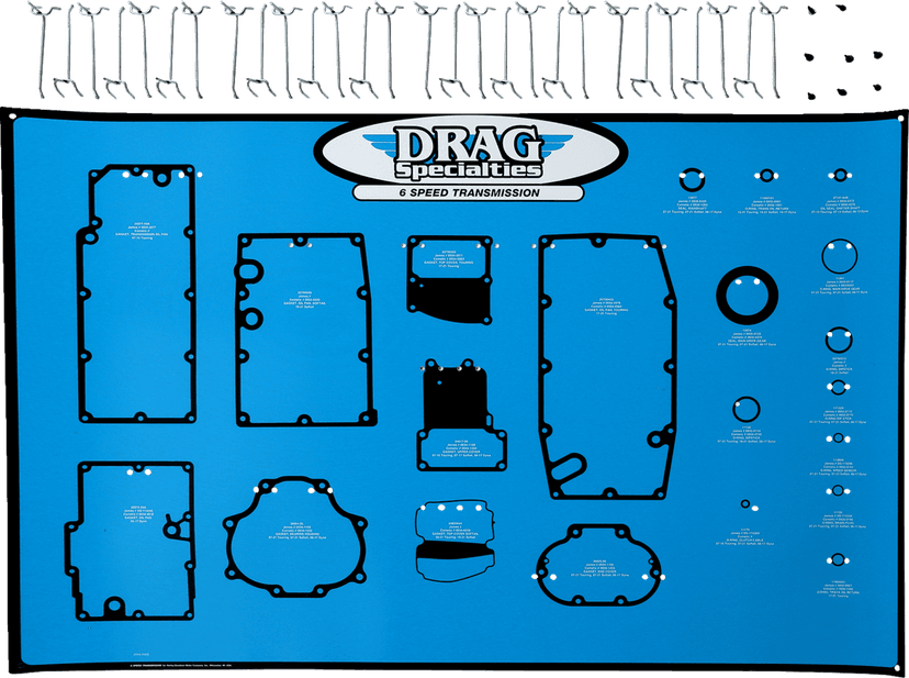 DRAG SPECIALTIES 0934-6983 Gasket / Seal / O-Ring Display Board - 6-Speed Big Twin Transmissions