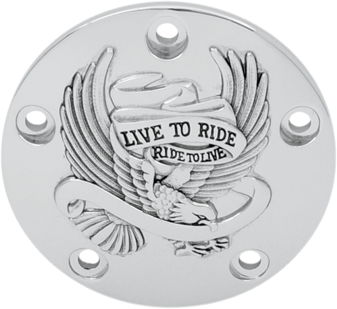 DRAG SPECIALTIES 0940-0841 Points Cover - Chrome/Black
