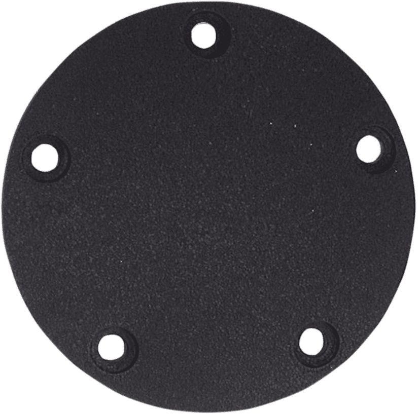 DRAG SPECIALTIES 0940-1241 Points Cover - Wrinkle Black - Twin Cam — image 1 of 2