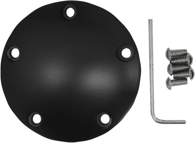 DRAG SPECIALTIES 0940-1242 Points Cover - Flat Black - Twin Cam — image 2 of 2