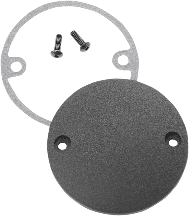 DRAG SPECIALTIES 0940-1243 Points Cover - Wrinkle Black