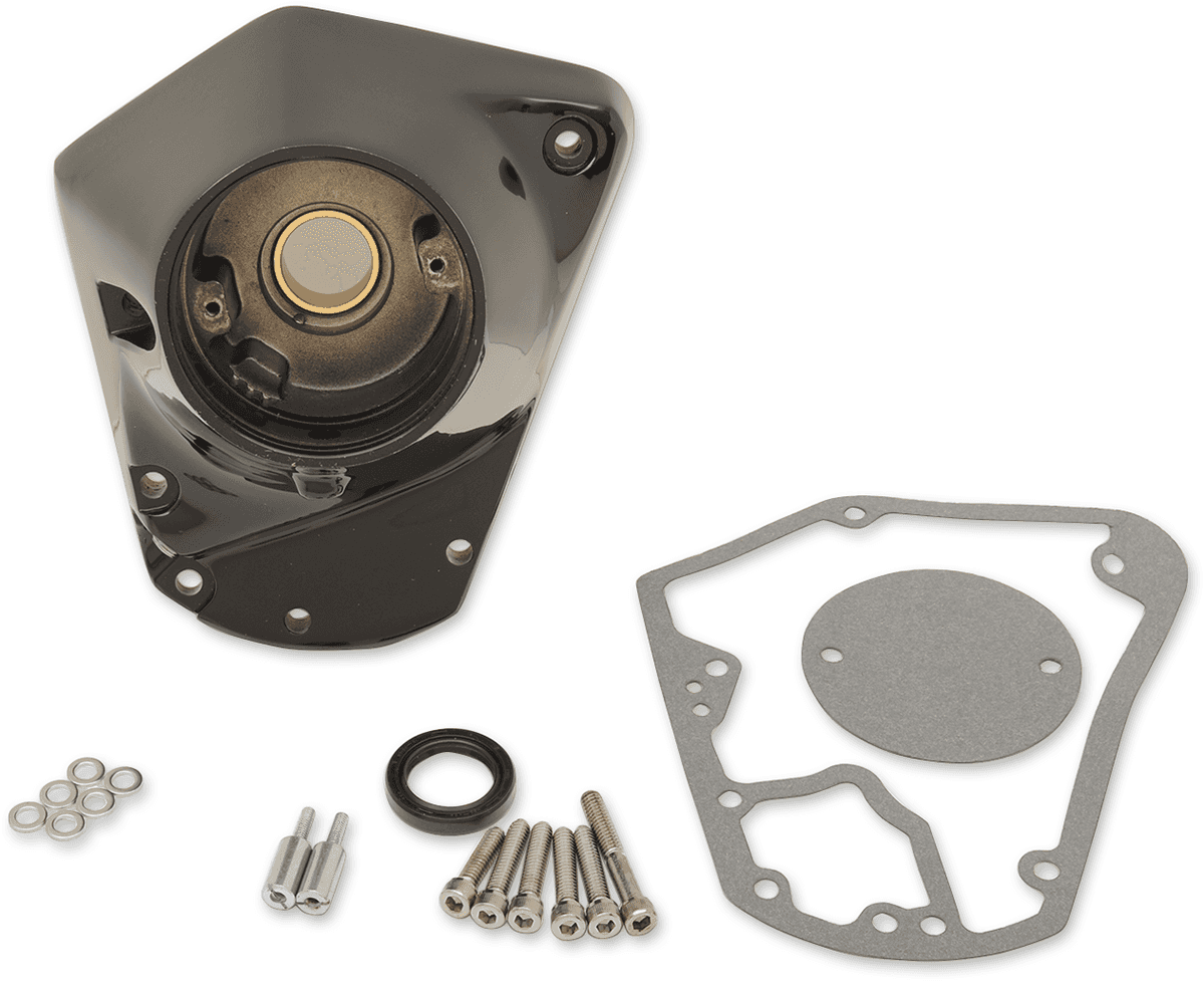 DRAG SPECIALTIES 0940-1627 Cam Cover - Gloss Black - Big Twin