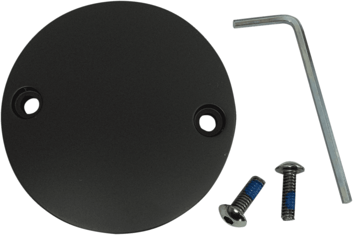 DRAG SPECIALTIES 0940-1643 Points Cover - Flat Black - M8