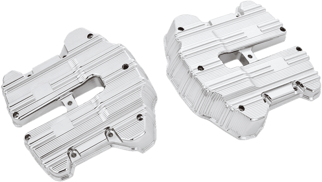 ARLEN NESS 0940-1662 Rocker Box Covers - 10 Gauge - Chrome - '17-'26 M8