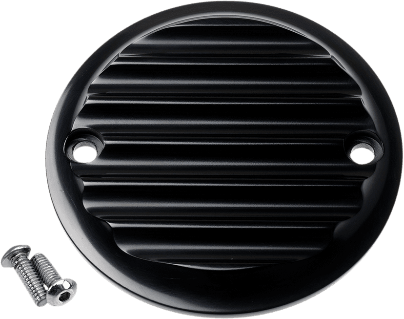 JOKER MACHINE 0940-1668 Points Cover - Finned - 2 Hole - Black Anodized — image 2 of 2