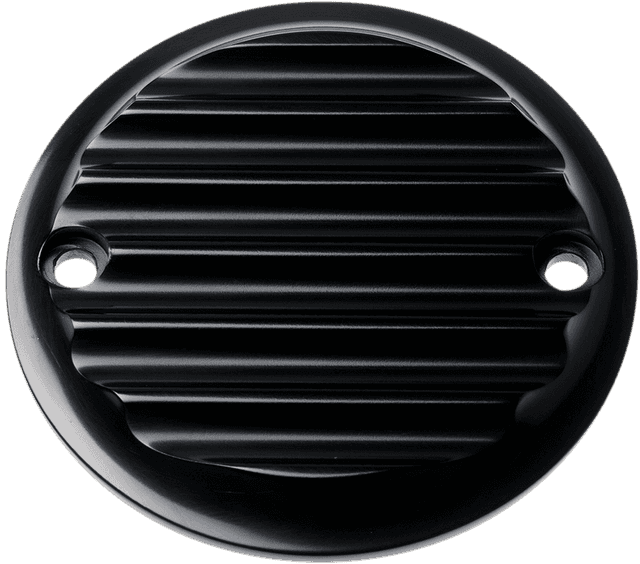 JOKER MACHINE 0940-1668 Points Cover - Finned - 2 Hole - Black Anodized — image 1 of 2
