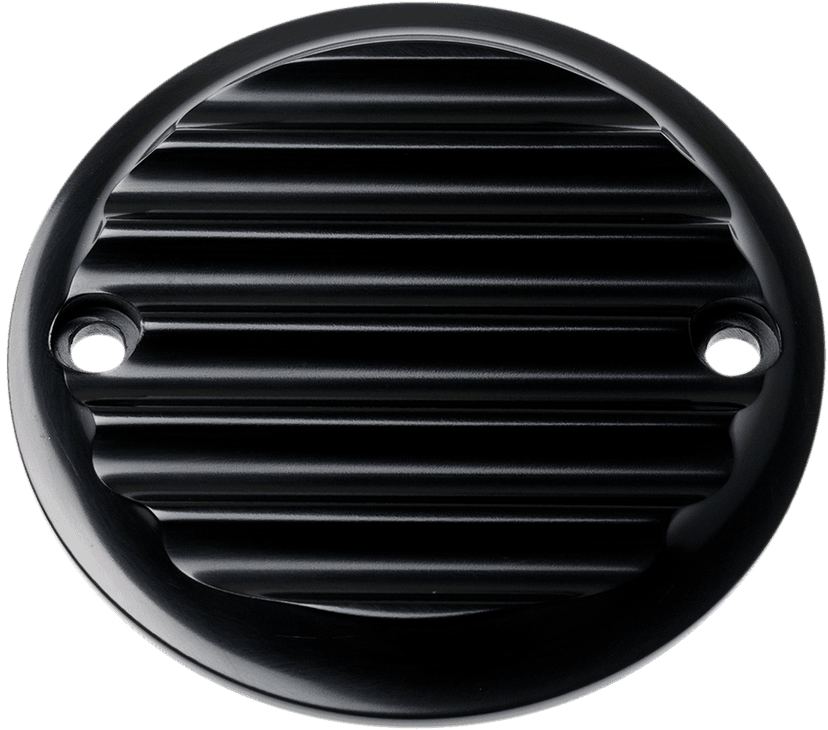 JOKER MACHINE 0940-1668 Points Cover - Finned - 2 Hole - Black Anodized — image 1 of 2