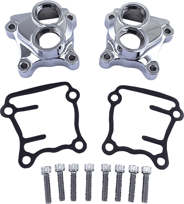 DRAG SPECIALTIES 0940-1875 Lifter Cover - Chrome - Twin Cam