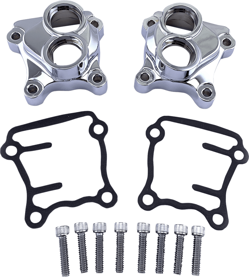 DRAG SPECIALTIES 0940-1875 Lifter Cover - Chrome - Twin Cam