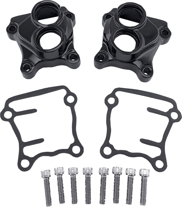 DRAG SPECIALTIES 0940-1876 Lifter Cover - Gloss Black - Twin Cam