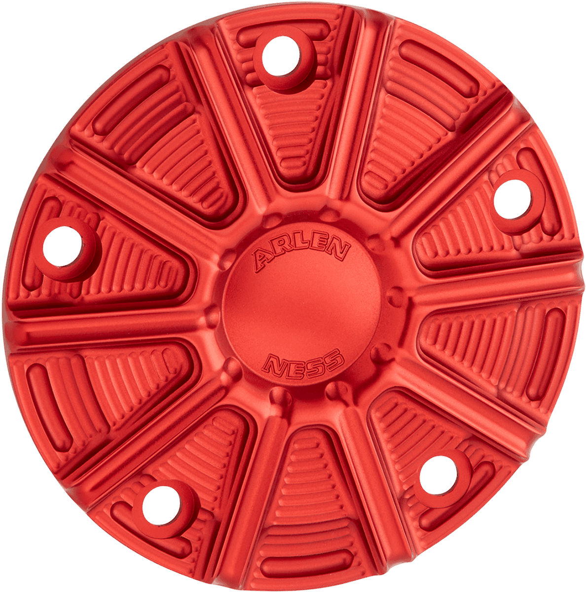 ARLEN NESS 0940-1923 Points Cover - Red - Twin Cam
