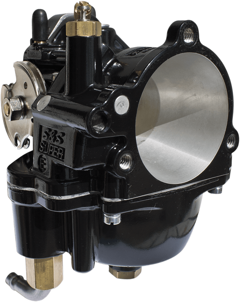 S&S CYCLE 1002-0059 Super E Carburetor - Standard Bore - Black