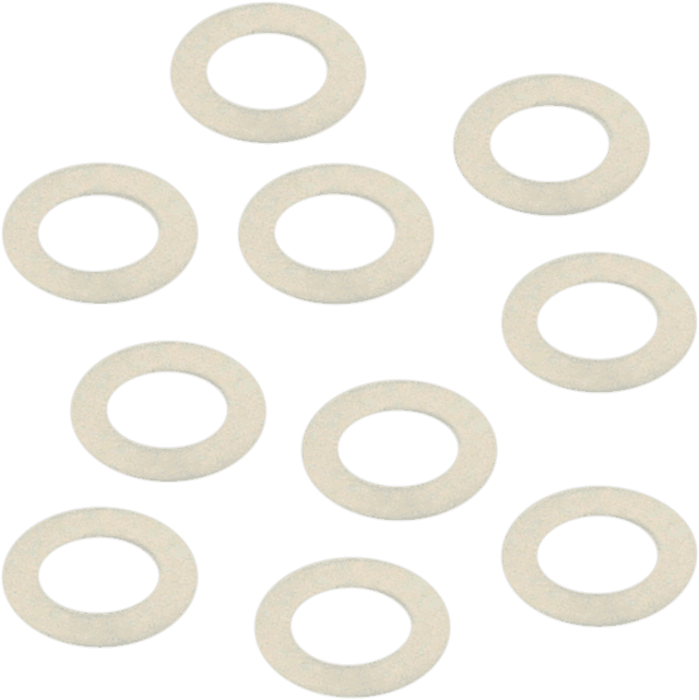 S&S CYCLE 1003-1712 Throttle Shaft Nylon Flat Washers - 10-Pack