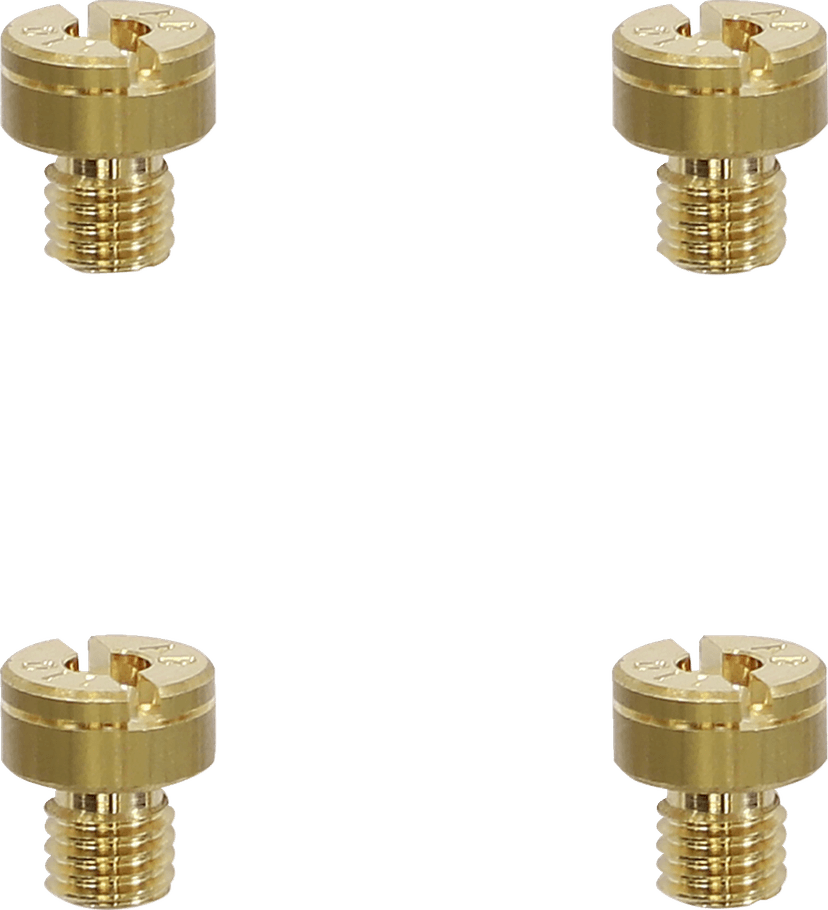 EBC 1006-0036 A-Bax Precision Mikuni-Style Slot Head (SJ Prefix) Main Jets - #117.5 - 4-Pack
