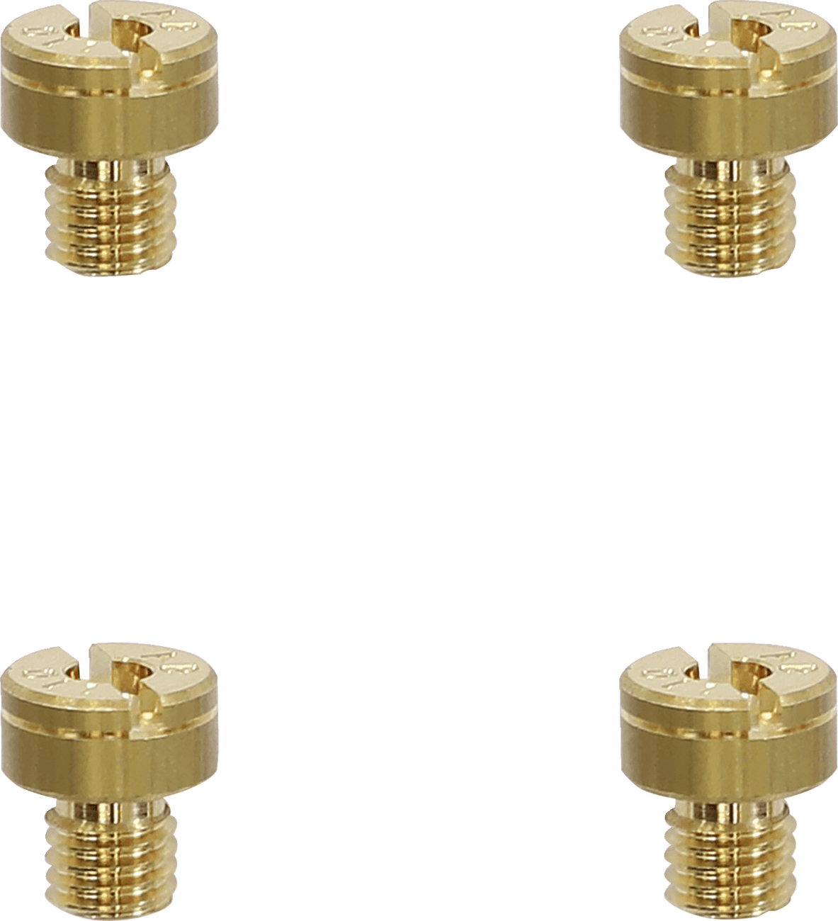 EBC 1006-0049 A-Bax Precision Mikuni-Style Slot Head (SJ Prefix) Main Jets - #150 - 4-Pack