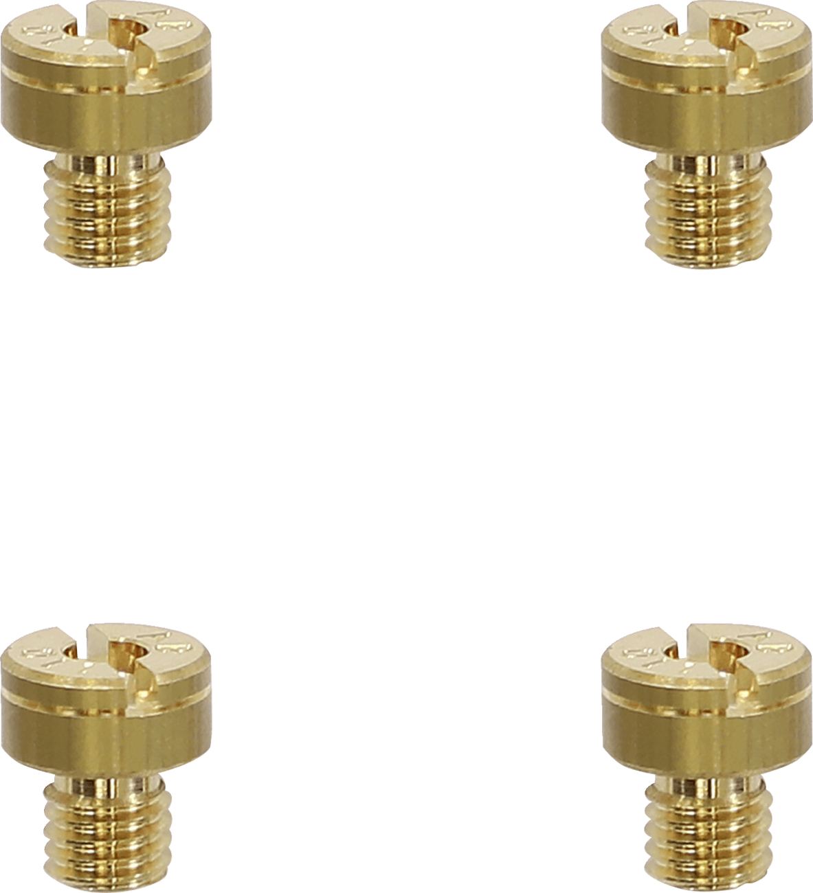 EBC 1006-0052 A-Bax Precision Mikuni-Style Slot Head (SJ Prefix) Main Jets - #157.5 - 4-Pack