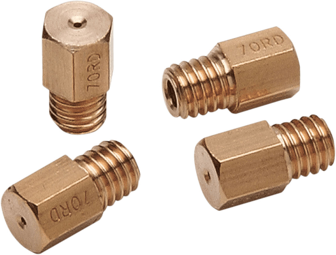 EBC 1006-0086 A-Bax Precision Mikuni-Style Hex Head (HJ Prefix) Main Jets - #280 - 4-Pack